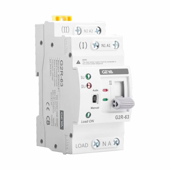 GEYA ATS 63A 2P-Mono Commutateur de transfert automatique