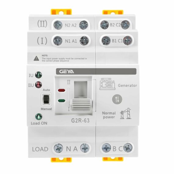 GEYA ATS 63A 4P-Tri Commutateur de transfert automatique